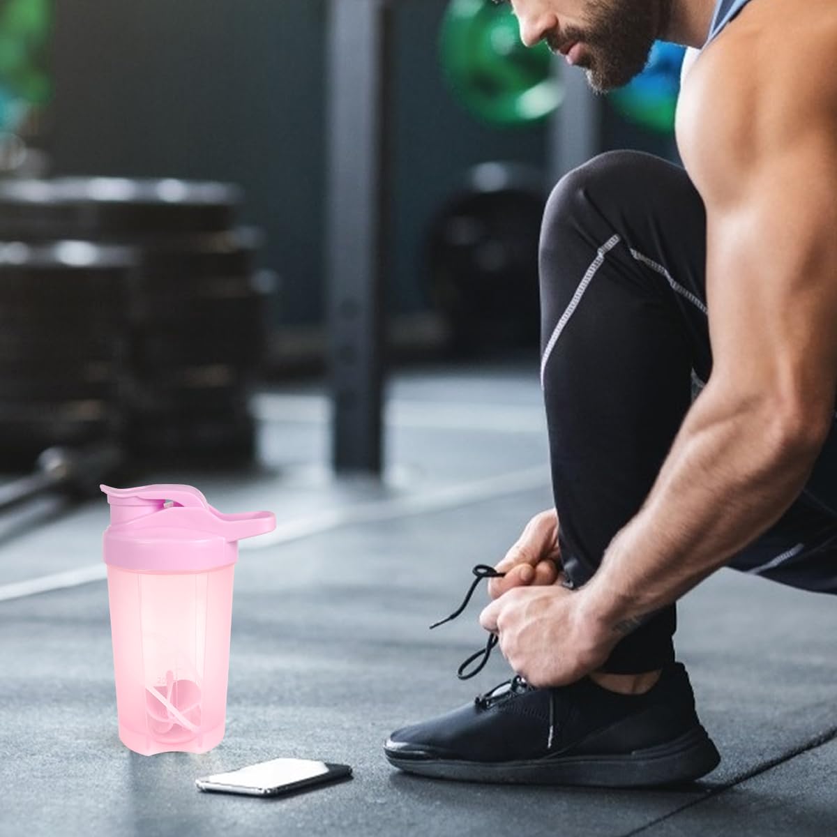 D.Y.A 16oz shaker bottle ideal for protein shakes and pre-workouts on the move