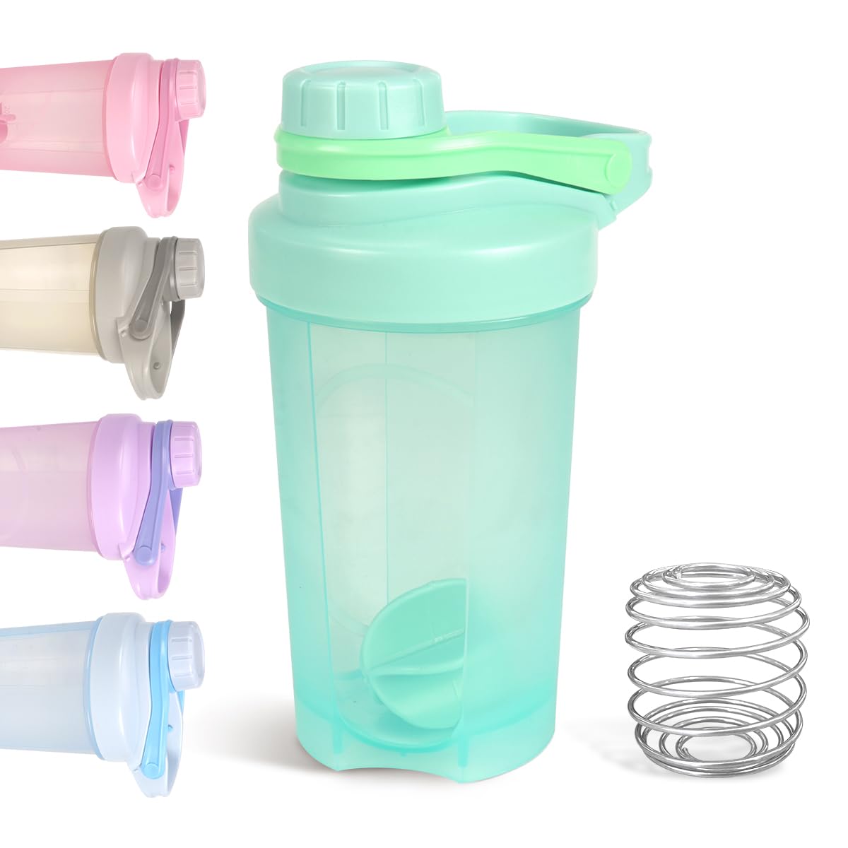 D.Y.A 16oz shaker bottle in green ideal for protein shakes on the go