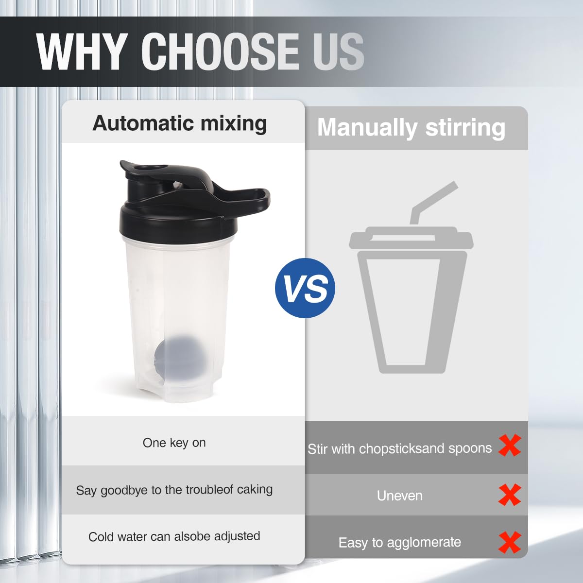 Materiales sin BPA de D.Y.A, seguro para tus bebidas.