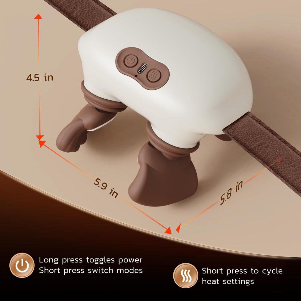 Dyhodu hand neck massager ergonomic grip for easy handling.