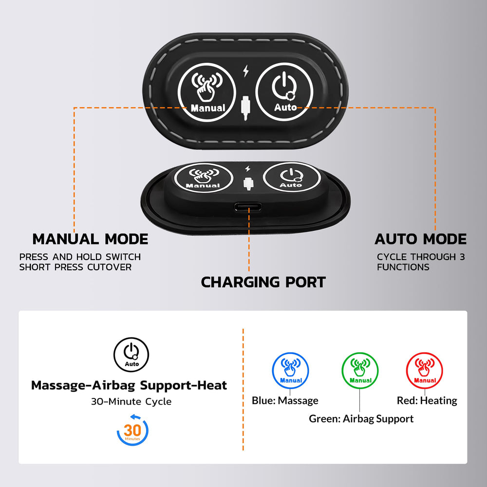 Dyhodu heat and vibration control enables customizable relaxation sessions.