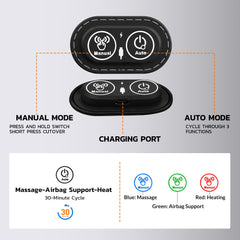 Dyhodu heat and vibration control enables customizable relaxation sessions.