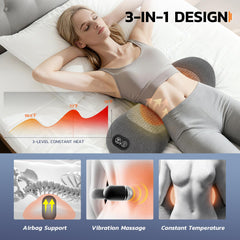 Dyhodu lumbar-support cushion memory foam contours for ergonomic comfort.