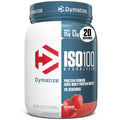 Dymatize ISO100 Whey Protein Isolate – Strawberry, 25g Protein, 5.5g BCAAs, <120 Calories