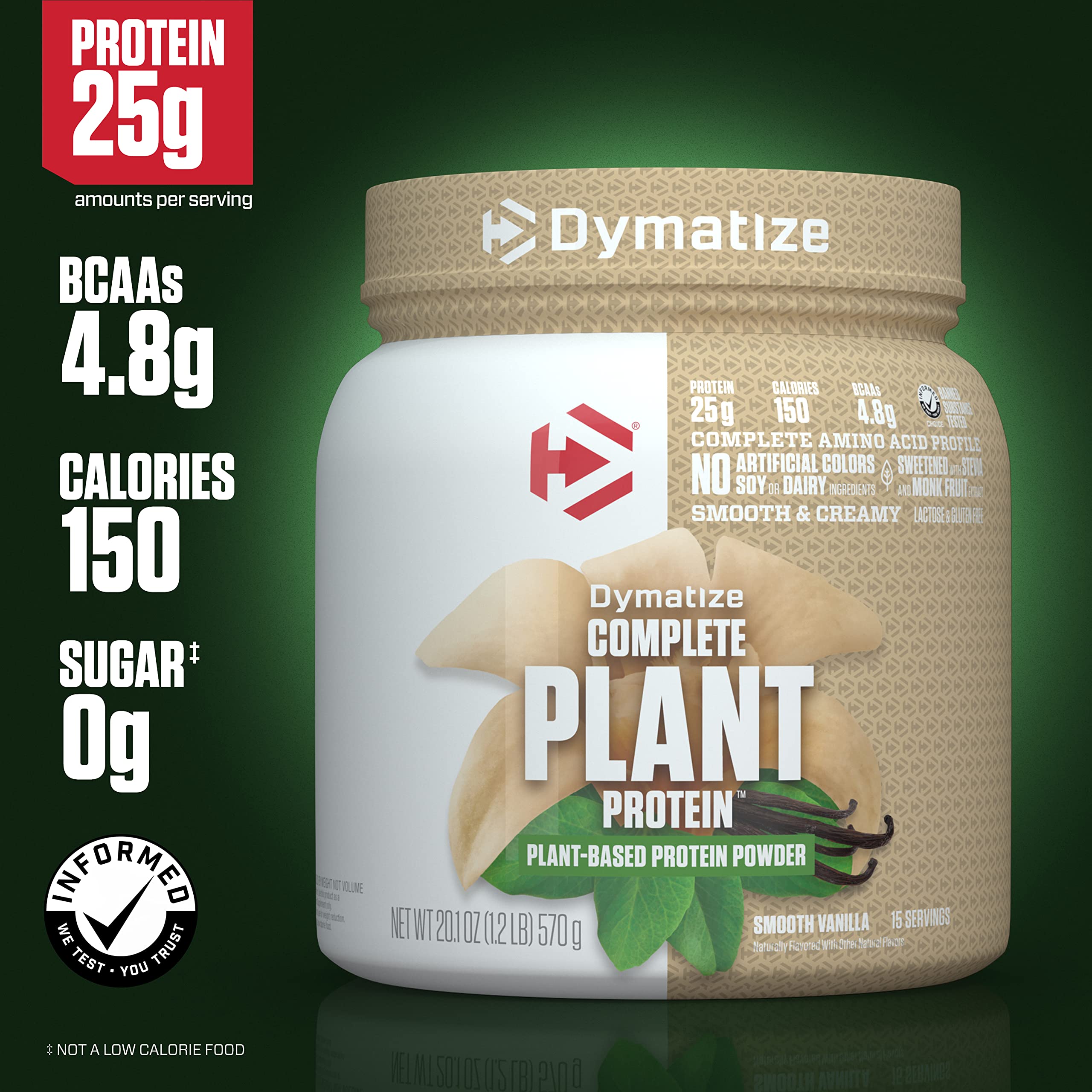 Dymatize Vegan Plant Protein Smooth Vanilla Shake, convenient post-workout nourishment.