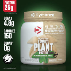 Dymatize Vegan Plant Protein Smooth Vanilla Shake, convenient post-workout nourishment.