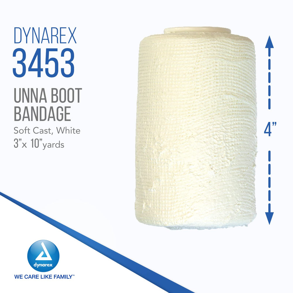 Dynarex 3453 Unna Boot zinc oxide paste enhances skin comfort