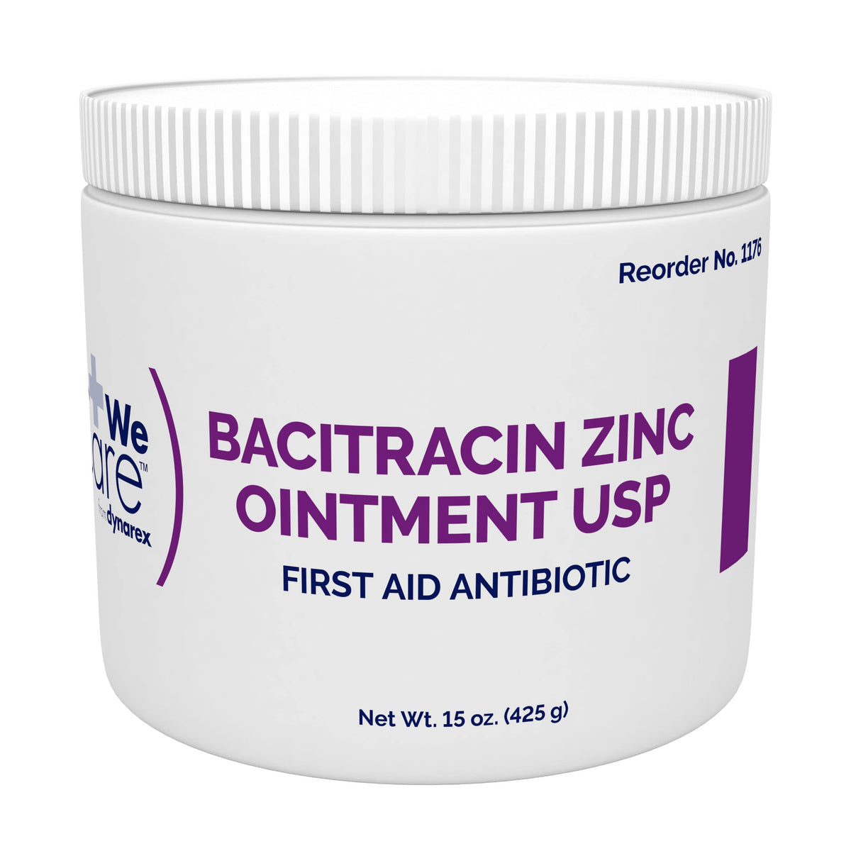 Dynarex Bacitracin Zinc Ointment jar supports minor wound care and quick first-aid readiness