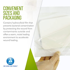 Dynarex CuraFoam sterile packaging ensures clean, ready-to-use wound care.