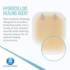 2x2 Dynarex patch designed for easy coverage of blemishes.