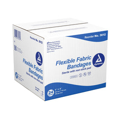 Dynarex economical sterile bandage ideal for bulk boxes in home or workplace first aid.