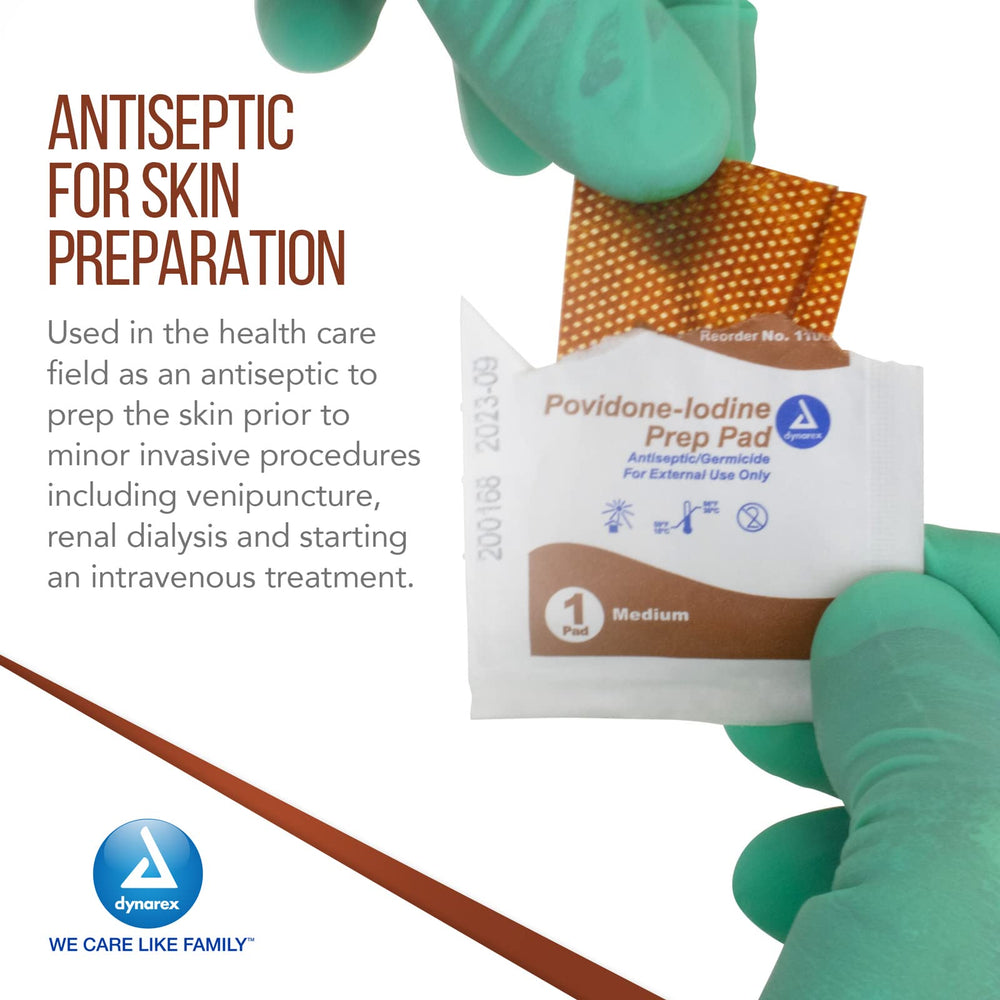 Dynarex empaque fácil de abrir para uso rápido en consultas médicas.