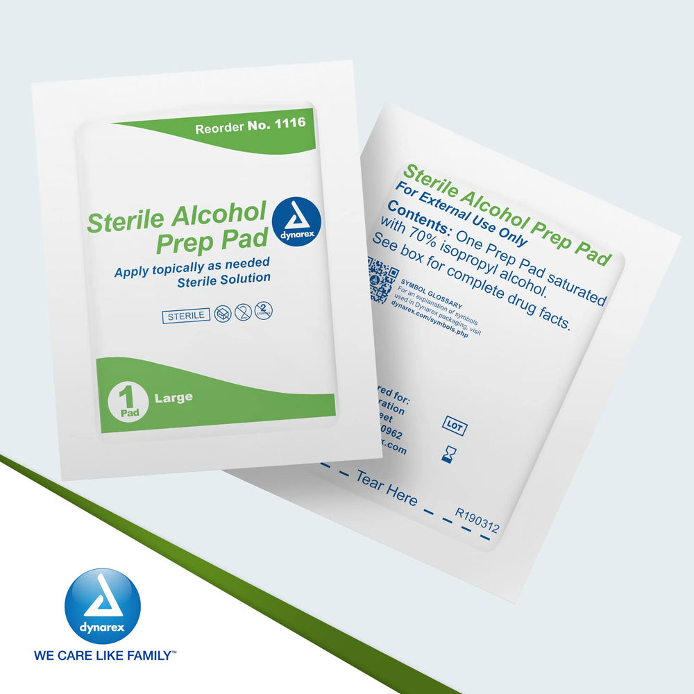 Dynarex pad suitable for nail prep, makeup, or tattoo sessions