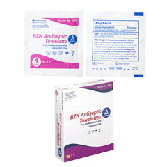 Dynarex BZK: toallitas antisepticas en empaque individual para limpieza rápida de cortes