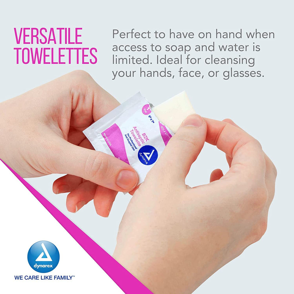 Dynarex BZK, caja de 100 para almacenamiento práctico en instalaciones.