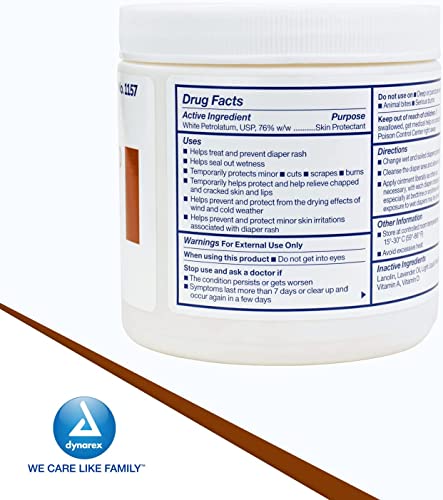 Hands applying Dynarex Vitamins A & D Ointment to soothe chafed skin.