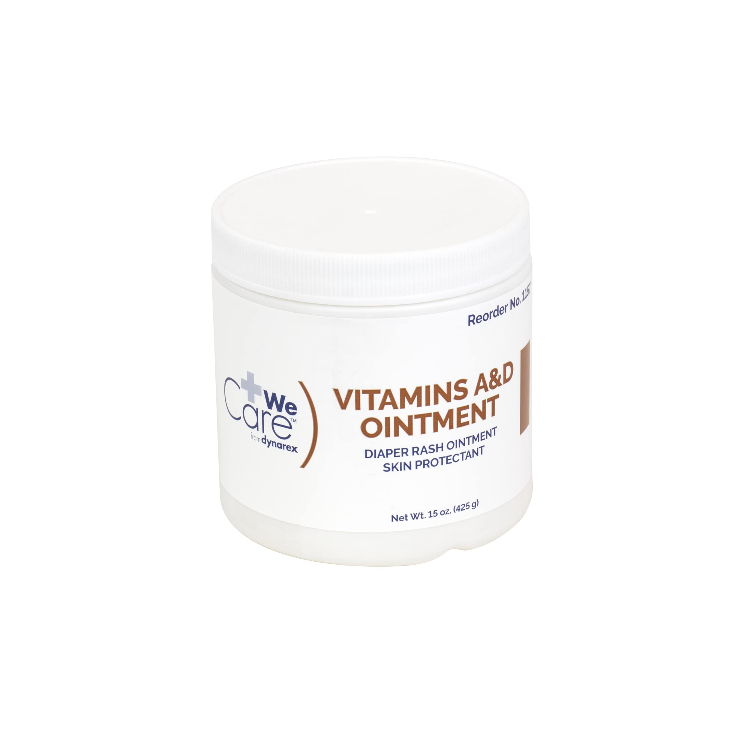 Dynarex vitamins A & D near medicine cabinet for everyday skin care