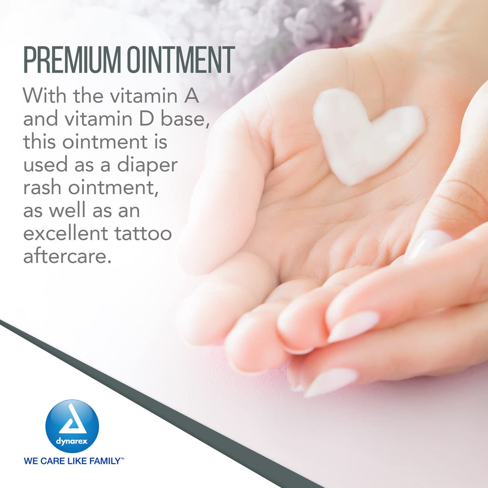 Dynarex ointment supports diaper rash relief with a gentle, non-irritating barrier.