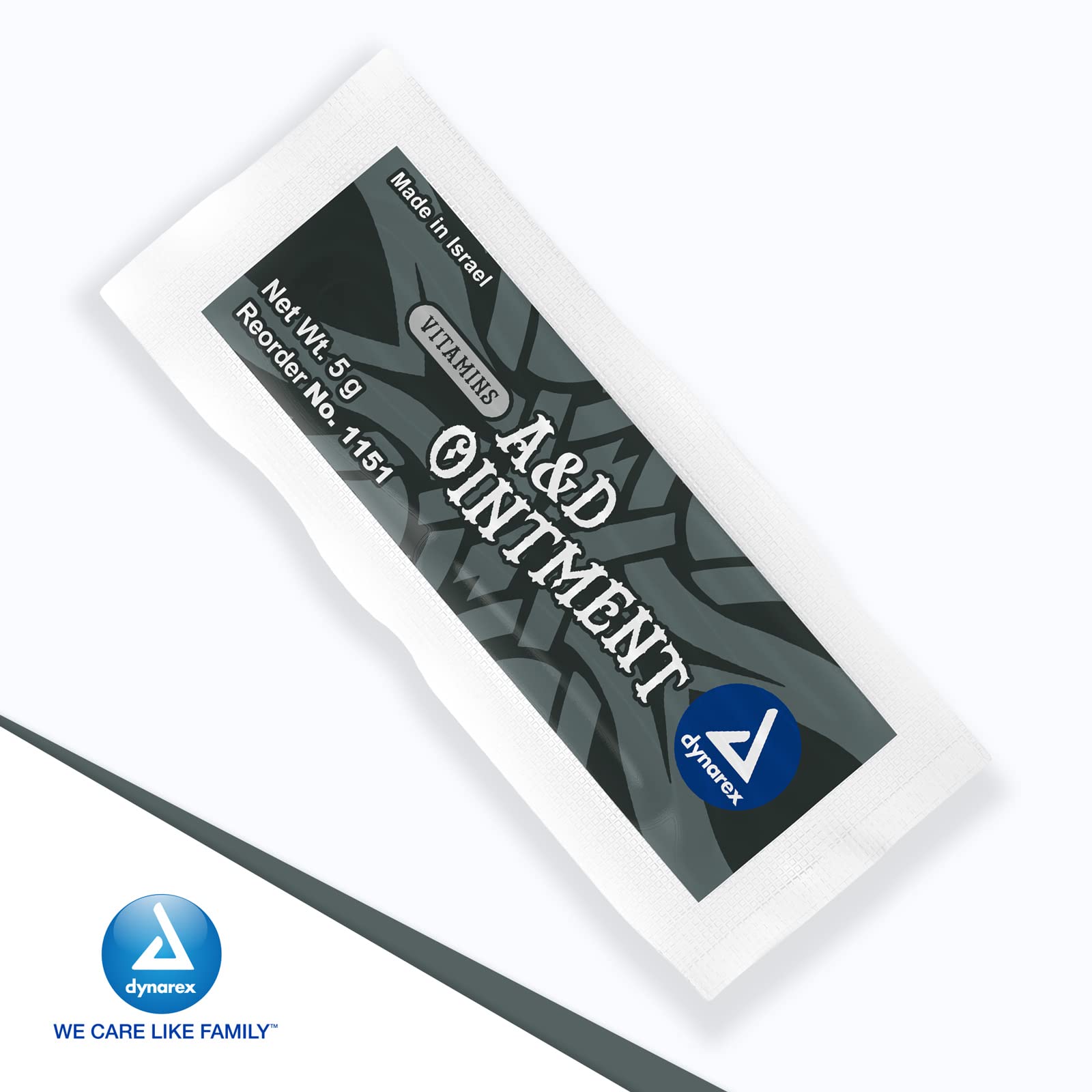 Dynarex 5g sachet packets are portable for on-the-go skin care.