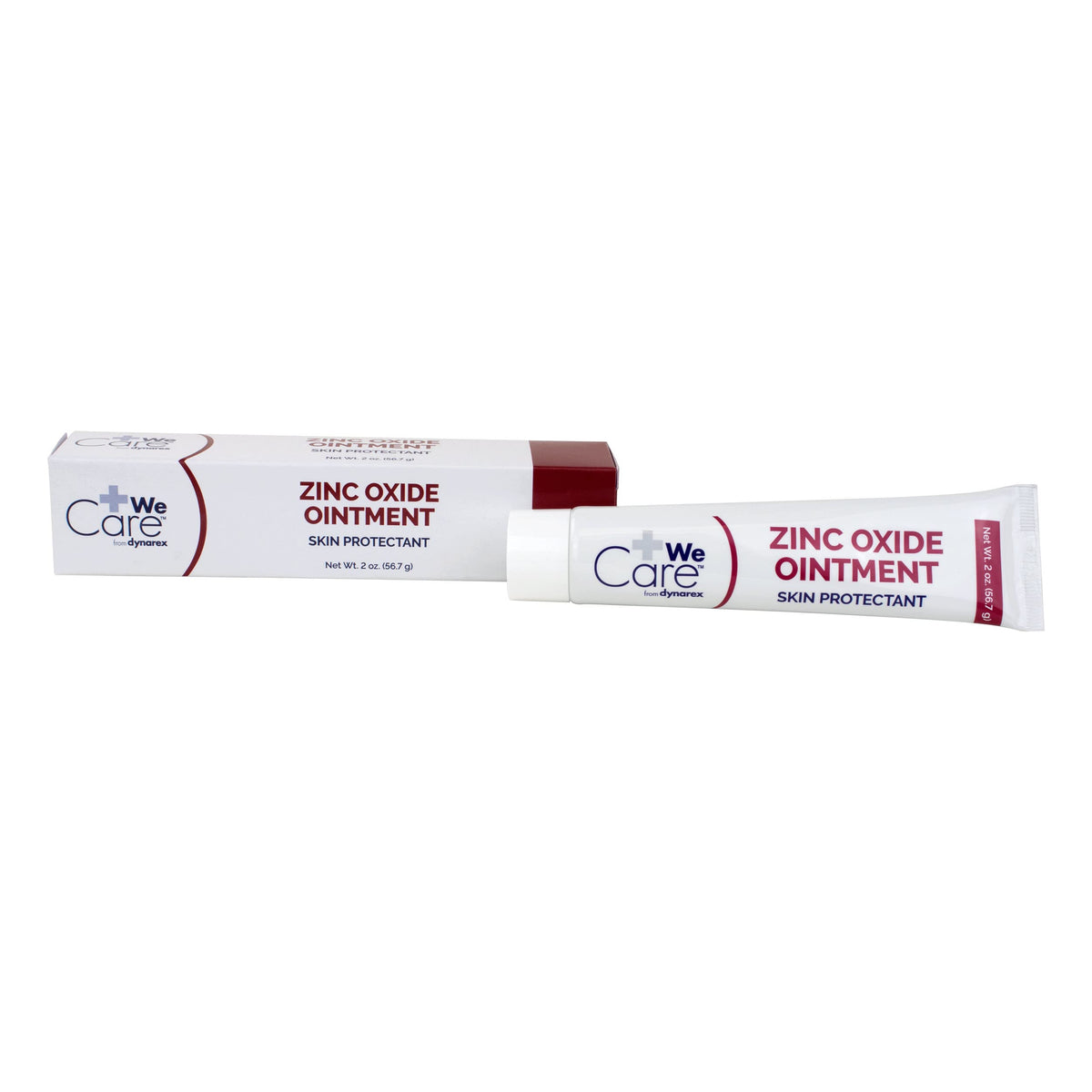 Dynarex Zinc Oxide Ointment tube packaging for easy access and storage.