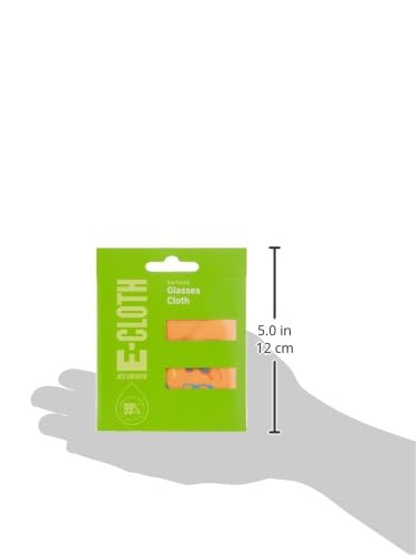 E-Cloth Glasses Cloth damp-clean removes smudges with water