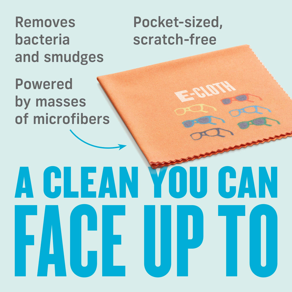 E-Cloth Glasses Cloth gentle, scratch-free on lenses and frames