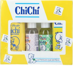 E de B Chichi Kit full display of four baby care items for gentle daily routines