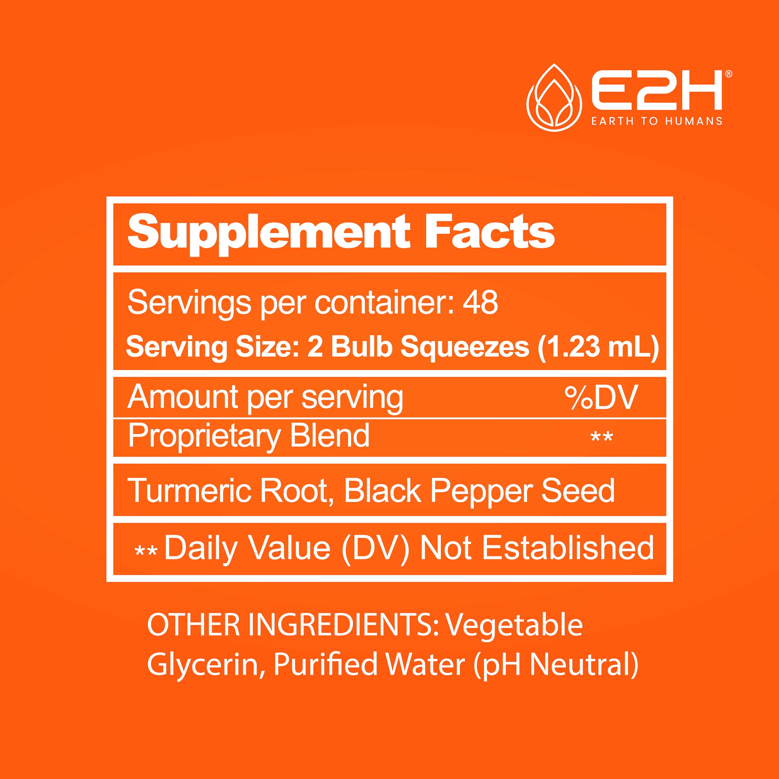 E2H vegan non-GMO badge on packaging for clean ingredients