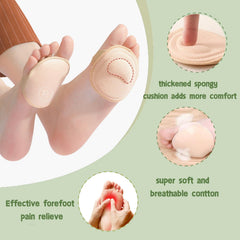 EACOZY ball-of-foot cushion sock with 4D foam reduces pressure during walking and running.