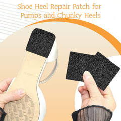 EACOZY 1/4 inch heel patches ready to cut and glue for customization