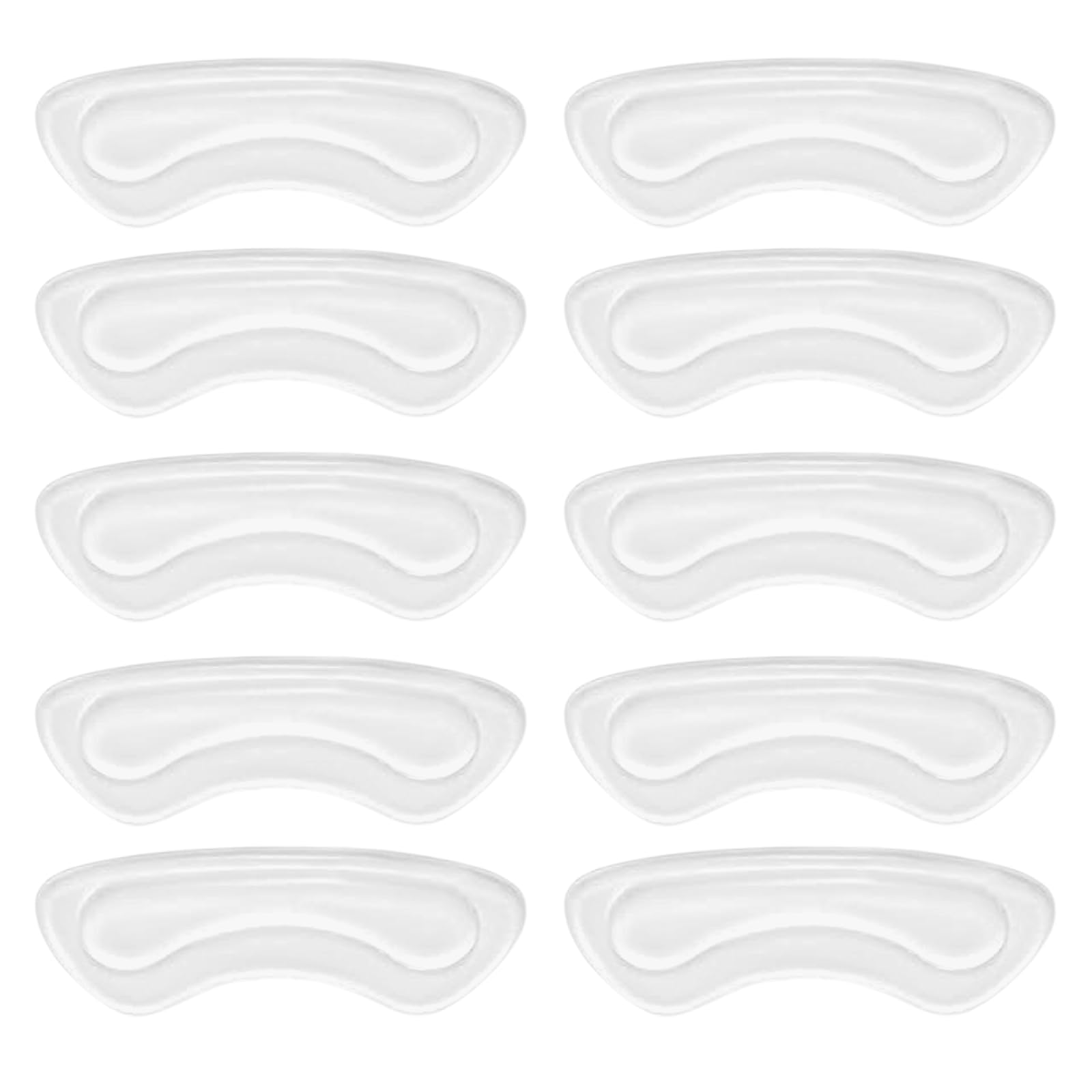 EACOZY heel grips clear inserts provide discreet comfort in any shoe