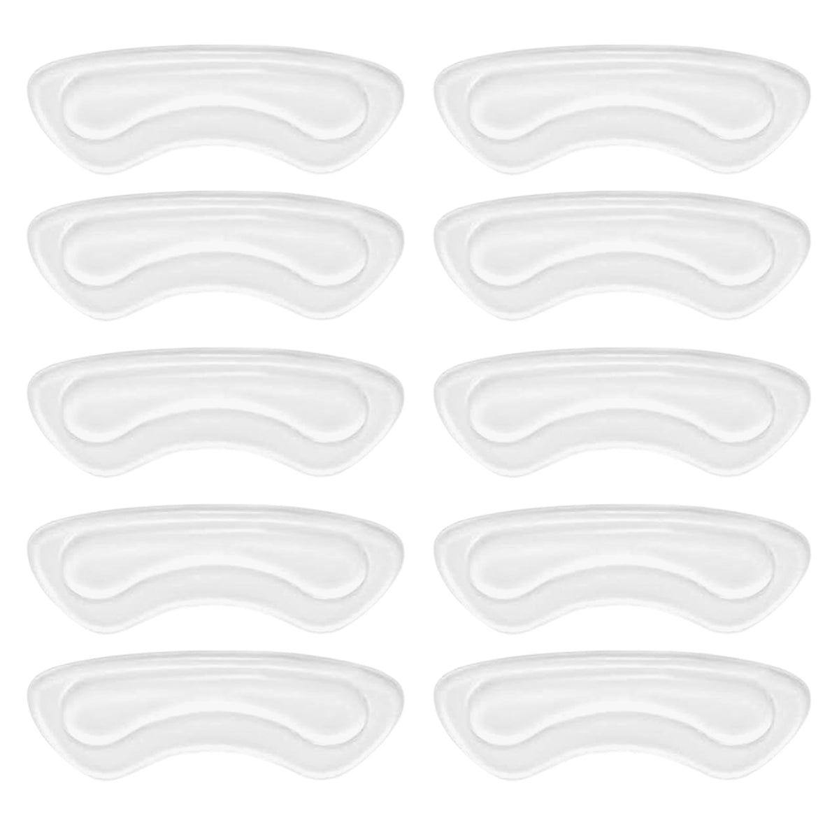 EACOZY heel grips clear inserts provide discreet comfort in any shoe