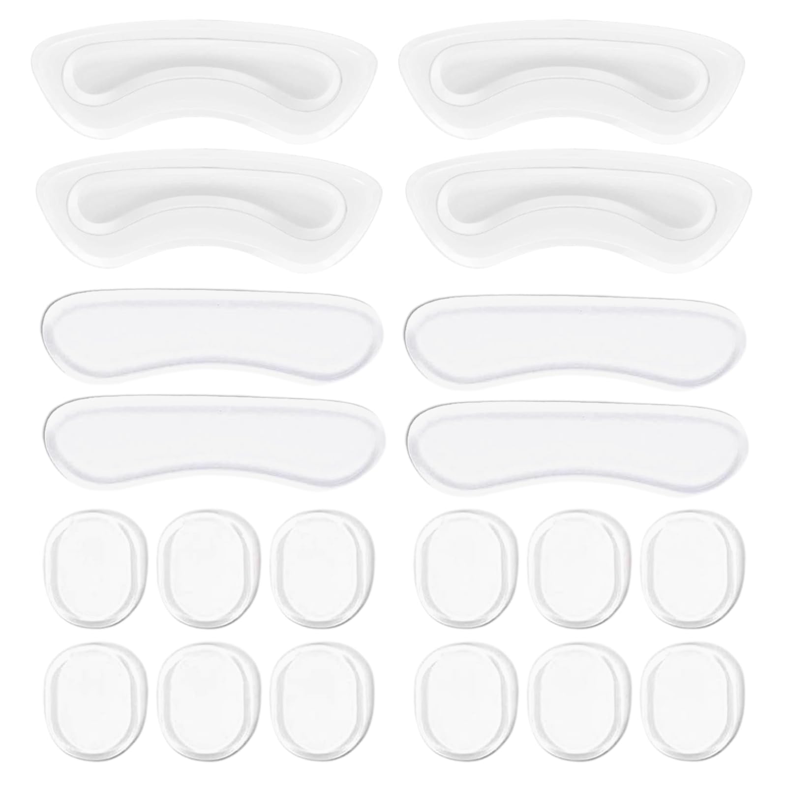 EACOZY heel pads with sticky adhesive stay in place during daily wear