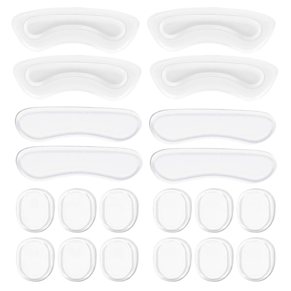 EACOZY heel pads with sticky adhesive stay in place during daily wear