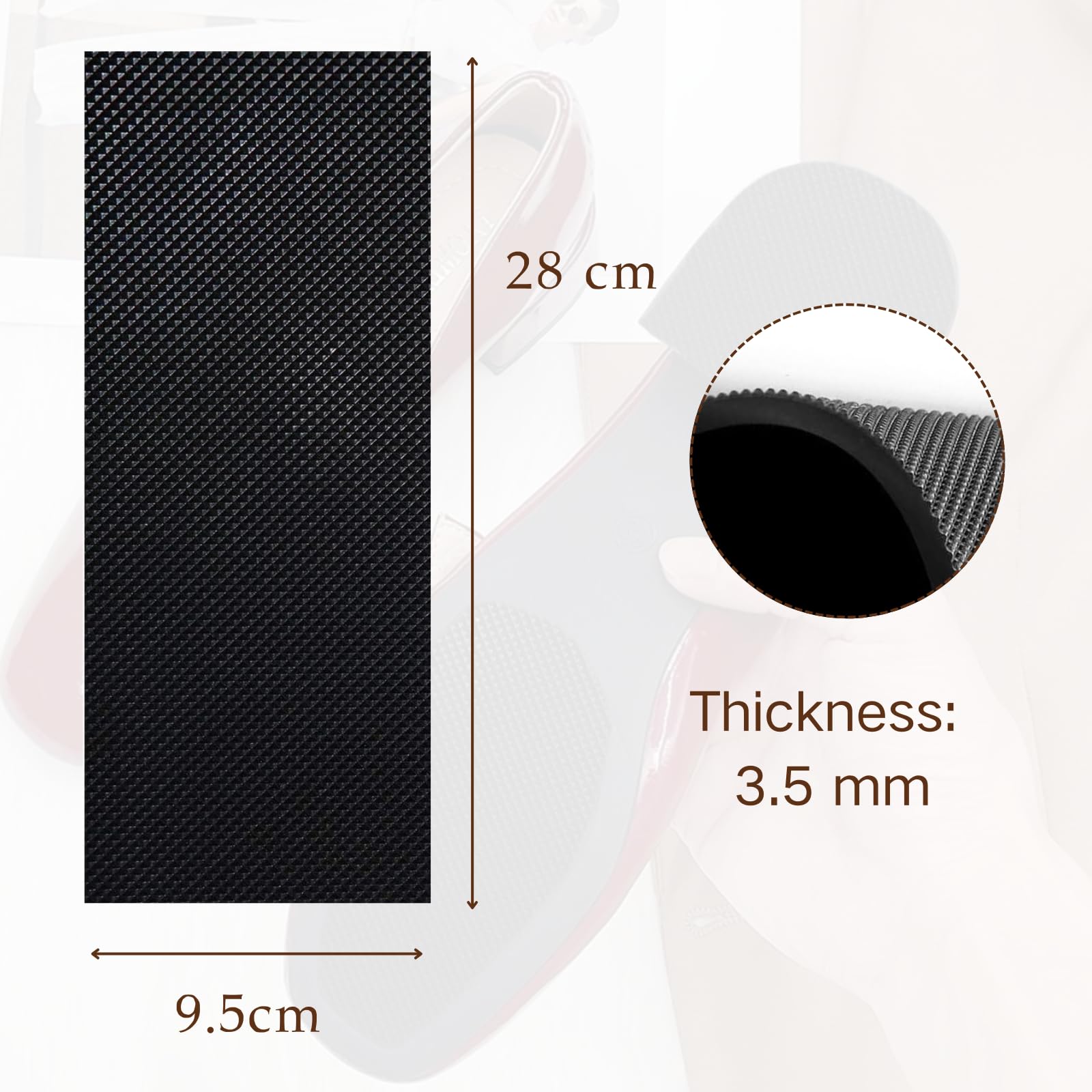 EACOZY high-heel sole patch for quick, discreet fixes.