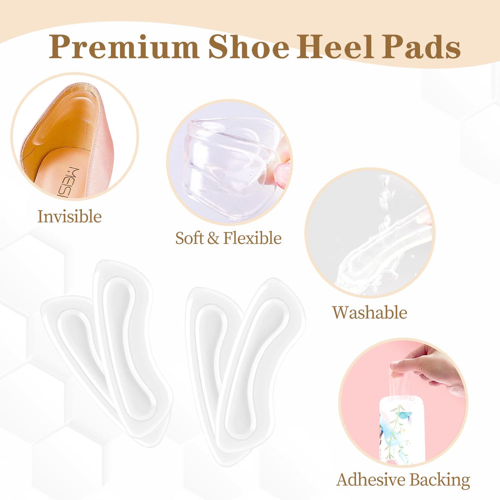 EACOZY invisible heel inserts remain unseen yet provide comfort
