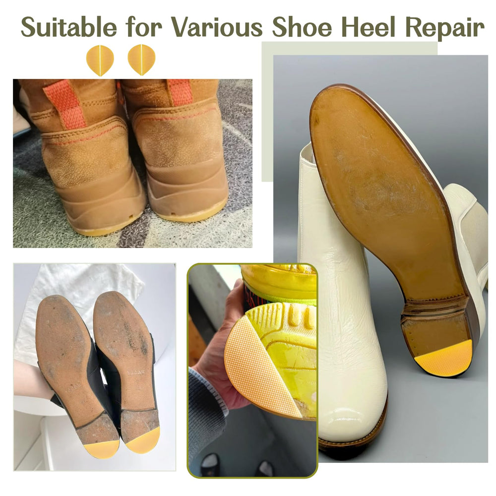 EACOZY patch applied to a shoe restores heel balance and comfort