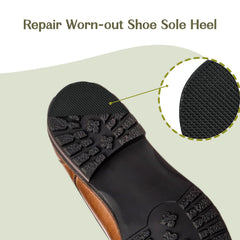 EACOZY rubber sole pads with bottom-heel focus for anti-slip grip