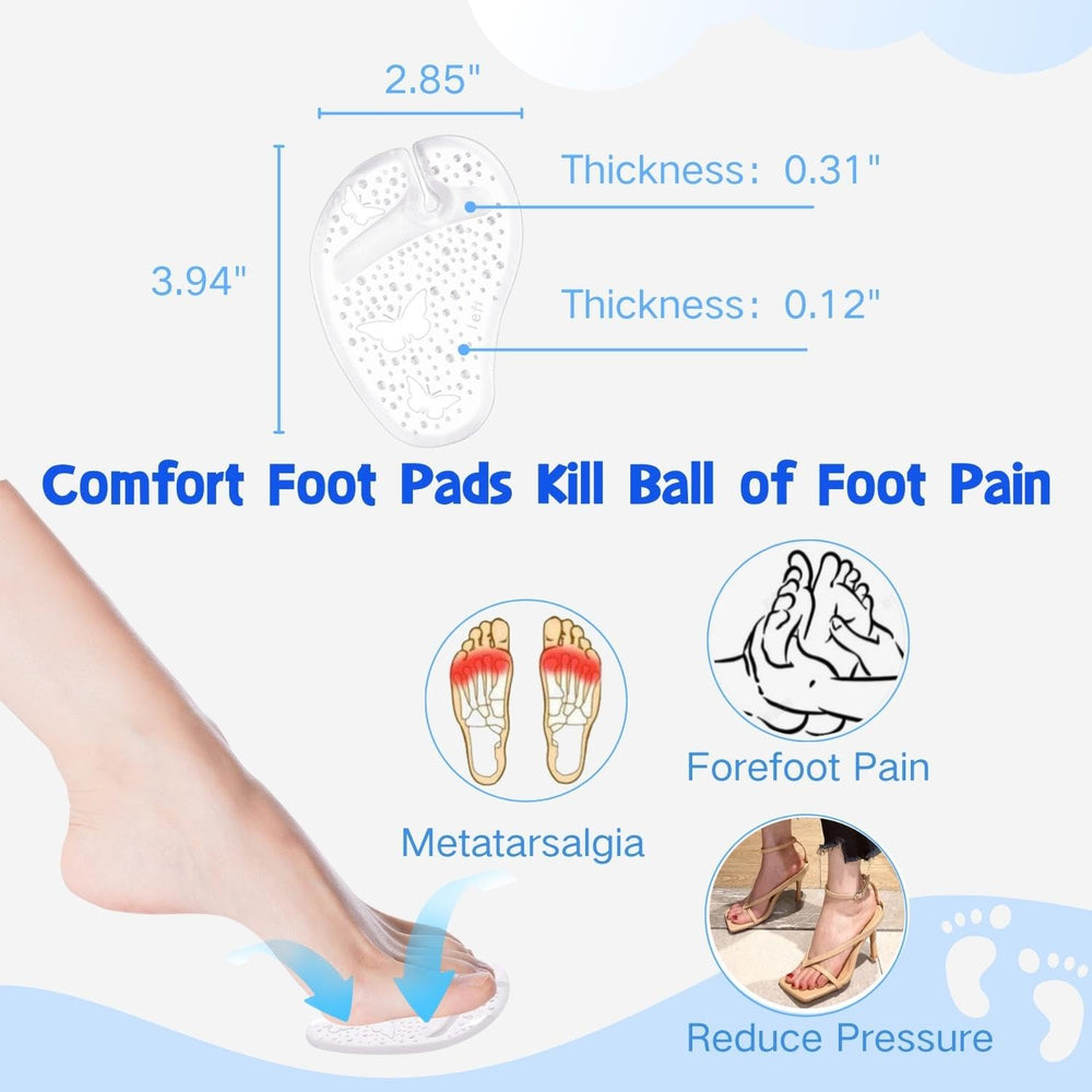 EACOZY pads adhere firmly without residue on footwear.