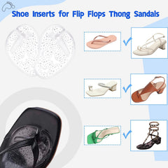 EACOZY pads attached to sandals to prevent rubbing and blisters.