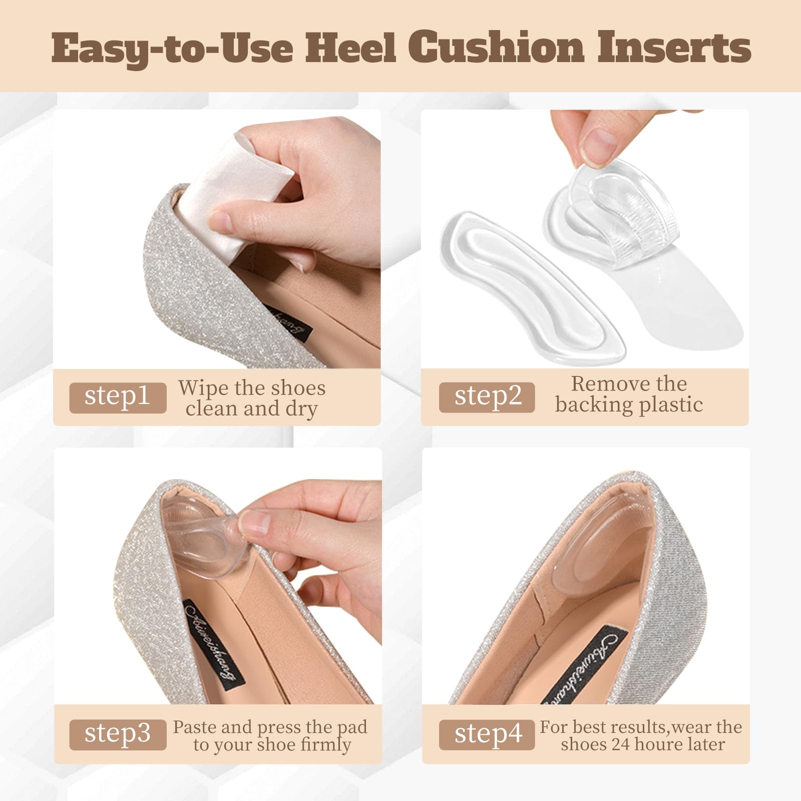 EACOZY versatile use in flats, sneakers, and boots for better fit