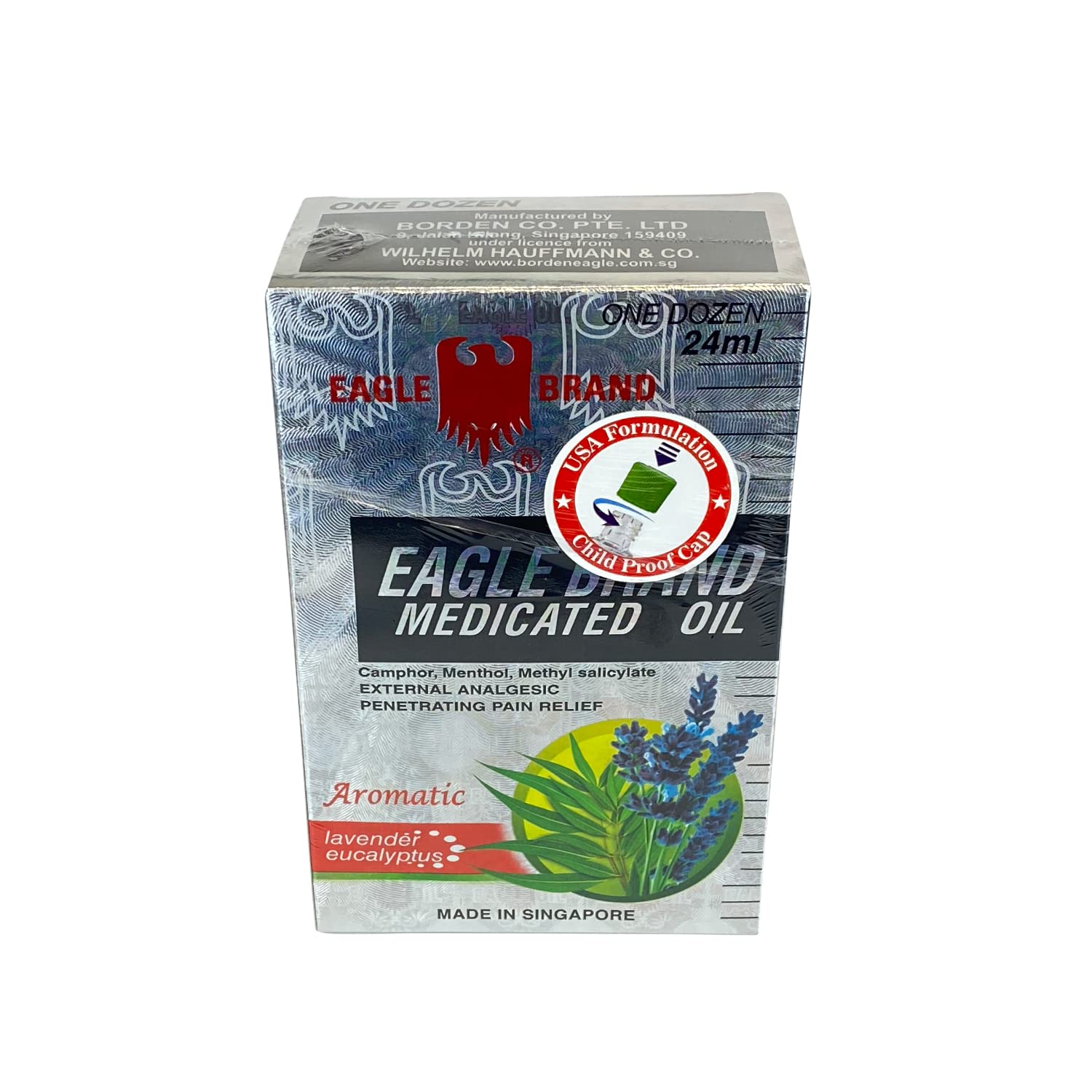 Eagle aromatic fragrance drops highlight lavender scent for daily use.