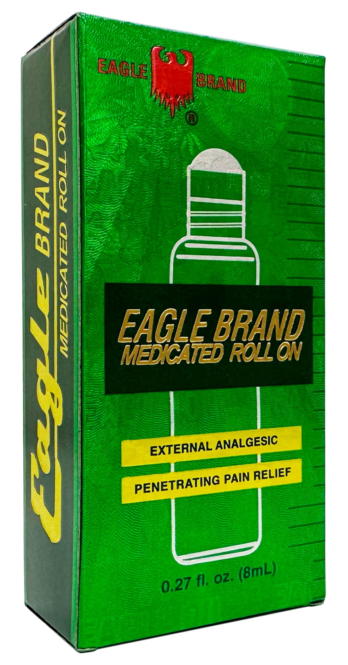 Eagle Brand Medicated Oil Roll-On travel case setup for sharing with family.
