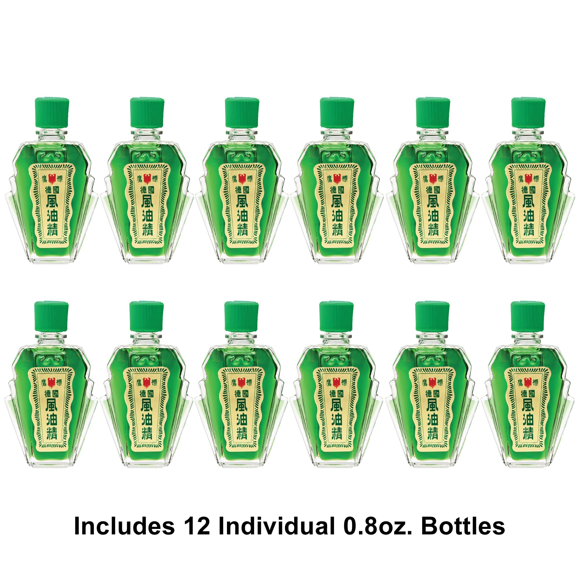 Eagle Brand Natural Medicated Oil hand-application demonstrating easy use.
