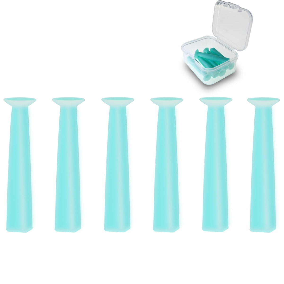 eagosion hard-lens remover sixpack case demonstrates convenient travel storage for hard lenses