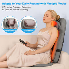 Eagye 3D kneading nodes mimic a professional touch on shoulders.