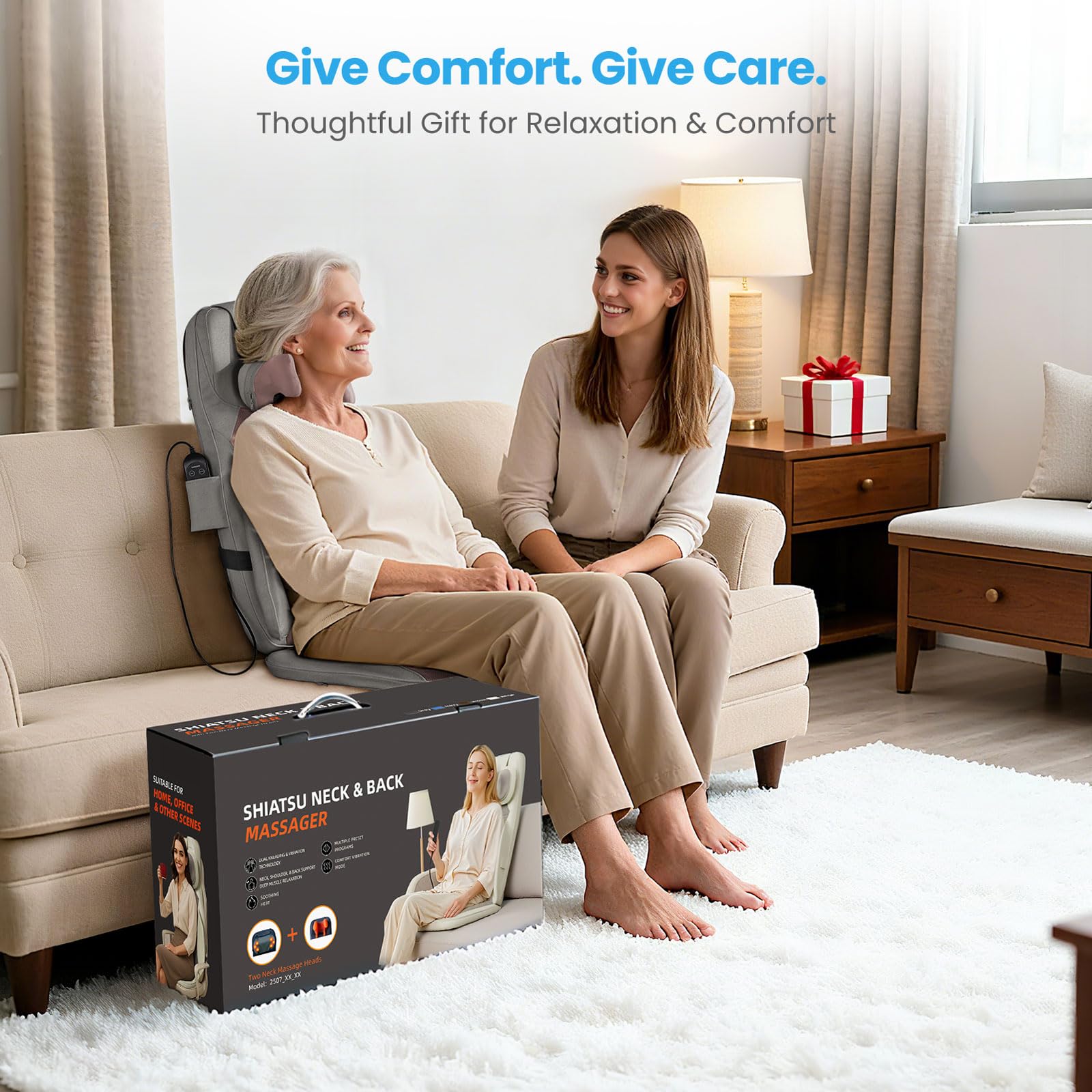 Eagye auto-shutoff and overheating protection ensure safe sessions.
