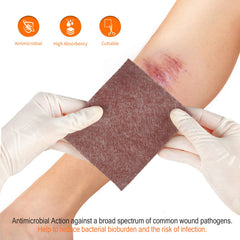 EalionMed pressure ulcer dressing 4x5 for chronic wounds with exudate