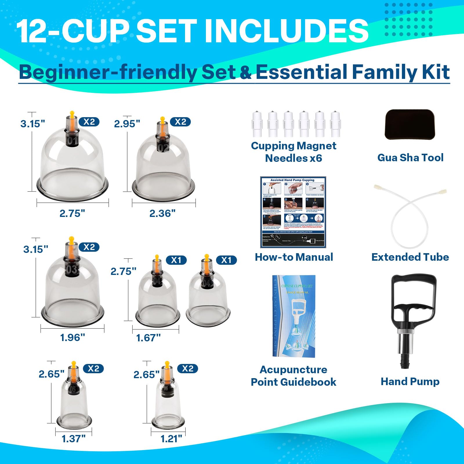 Eambond guasha tool included for complementary skin and muscle care