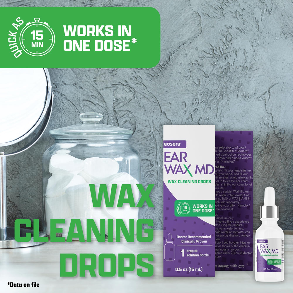 Clean ear feeling after eosera treatment.